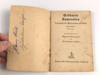 "Soldaten Kameraden - Liederbuch für Wehrmacht...