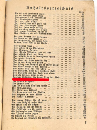 "Soldaten Kameraden - Liederbuch für Wehrmacht und Volk" 128 Seiten, DIN A6, gebraucht