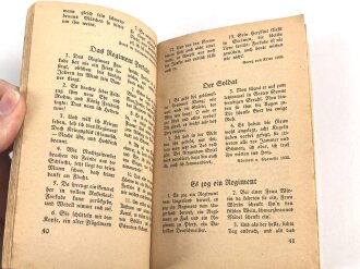 "Soldaten Kameraden - Liederbuch für Wehrmacht und Volk" 128 Seiten, DIN A6, gebraucht