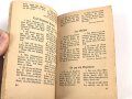"Soldaten Kameraden - Liederbuch für Wehrmacht und Volk" 128 Seiten, DIN A6, gebraucht