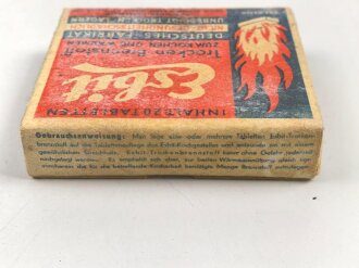 Pack " Esbit Trocken Brennstoff" Erich Schumm Stuttgart ( bis 1943 ) , ungeöffnet