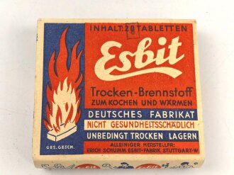 Pack " Esbit Trocken Brennstoff" Erich Schumm...