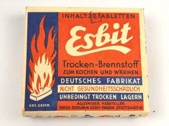 Pack " Esbit Trocken Brennstoff" Erich Schumm...