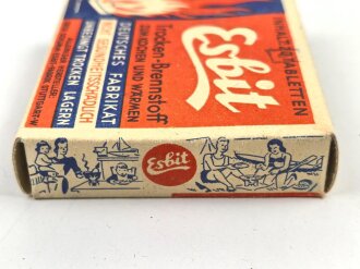 Pack " Esbit Trocken Brennstoff" Erich Schumm Stuttgart ( bis 1943 ) , ungeöffnet