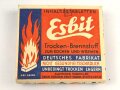 Pack " Esbit Trocken Brennstoff" Erich Schumm Stuttgart ( bis 1943 ) , ungeöffnet