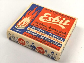 Pack " Esbit Trocken Brennstoff" Erich Schumm Stuttgart ( bis 1943 ) , ungeöffnet
