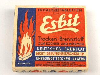 Pack " Esbit Trocken Brennstoff" Erich Schumm...