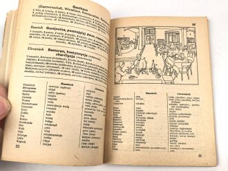 "Der kleine Bilder Duden, Heft1, deutsch, russisch, ukrainisch" 66 Seiten, gebraucht, DIN A6