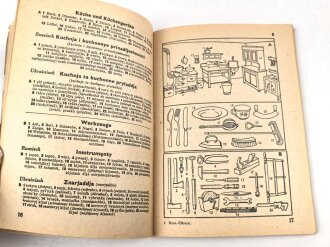 "Der kleine Bilder Duden, Heft1, deutsch, russisch, ukrainisch" 66 Seiten, gebraucht, DIN A6