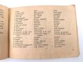 "Taschen-Dolmetscher für Frontsoldaten - Russisch" 15 Seiten, gebraucht, DIN A6, Einband hinten defekt