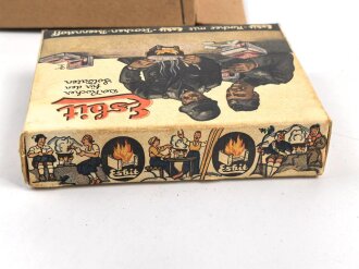 Esbit Kocher Modell 9 mit  Pack Esbit Trocken Brennstoff in der seltenen Umverpackung, In passendem Feldpostpaket