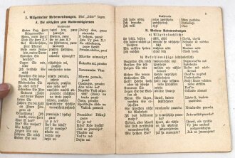 "Deutsch-Tschechischer Soldaten-Sprachführer" 36 Seiten, gebraucht, DIN A6