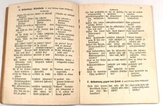 "Deutsch-Tschechischer Soldaten-Sprachführer" 36 Seiten, gebraucht, DIN A6