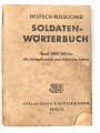 "Deutsch-Russisches Soldaten-Wörterbuch, 79 Seiten, gebraucht, DIN A6
