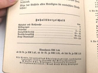 "Sags auf Französisch"...