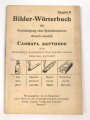 "Bilder-Wörterbuch, zur Verständigung ohne Sprachkenntnisse deutsch-russisch" Ausgabe B, 48 Seiten, gebraucht, DIN A6