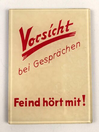 Kleiner Handspiegel "Vorsicht bei Gesprächen...