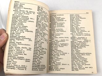 "Vlämisch - deutsches Wörterbuch" 48 Seiten, gebraucht, DIN A6