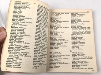 "Vlämisch - deutsches Wörterbuch" 48 Seiten, gebraucht, DIN A6