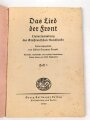 "Das Lied der Front - Liedersammlung des Großdeutsche Rundfunks" Heft 1, datiert 1940 48 Seiten, gebraucht, DIN A6