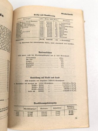 "Schlag nach über den Westen" Tornisterschrift des Oberkommandos der Wehrmacht, ohne Karte, datiert 1939/40 Heft 8, 63 Seiten