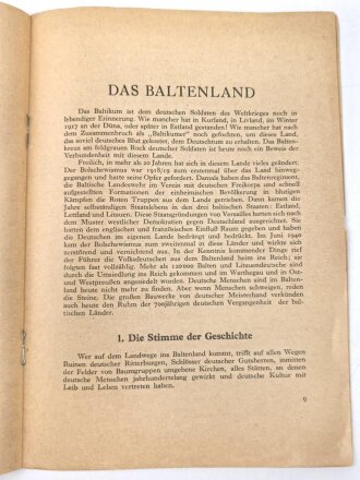 "Die Ukraine und das Baltenland" Tornisterschrift des Oberkommandos der Wehrmacht, datiert 1941, Heft 49, gebraucht