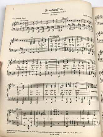 "Das neue Soldaten-Liederbuch" Klavier hierzu Text- und Melodiebuch 2 stimmig, Band III, 61 Seiten, gebraucht, DIN A4