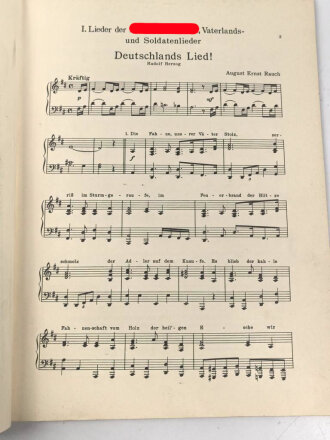 "Deutschland erwache! Horst Wessel Marsch-Album", 2. Teil, 48 Seiten, gebraucht, DIN A4, Mit Tesa verstärkter Einband