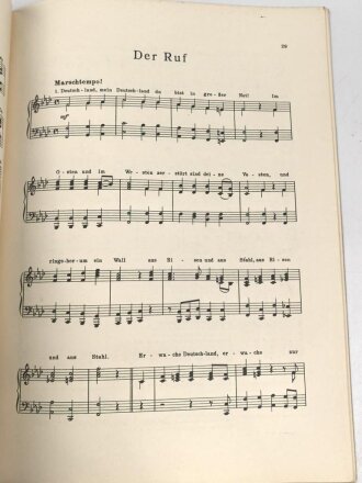 "Deutschland erwache! Horst Wessel Marsch-Album", 2. Teil, 48 Seiten, gebraucht, DIN A4, Mit Tesa verstärkter Einband