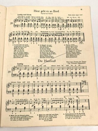 "Soldaten Singen alte und neue Lieder" 32 Seiten, gebraucht, DIN A4