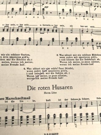 "Soldaten Singen alte und neue Lieder" 32 Seiten, gebraucht, DIN A4
