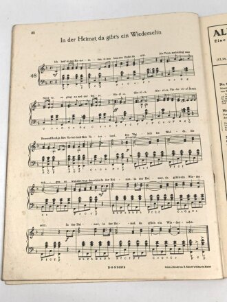 "Soldaten Singen alte und neue Lieder" 32 Seiten, gebraucht, DIN A4