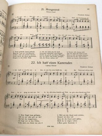 Luftwaffe "Lieder der Soldaten für Akkorden" 46 Seiten, gebraucht, DIN A4