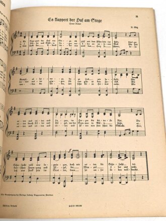 "Das neue Soldaten-Liederbuch" Klavier hierzu Text- und Melodiebuch 2 stimmig, Band II, 59 Seiten, gebraucht, DIN A4