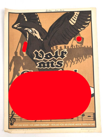 "Volk ans Gewehr!" 4 Seiten, gebraucht, DIN A4