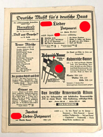 "Volk ans Gewehr!" 4 Seiten, gebraucht, DIN A4