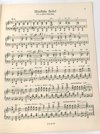 "Deutsche Liedermärsche" 24 Seiten, gebraucht, DIN A4