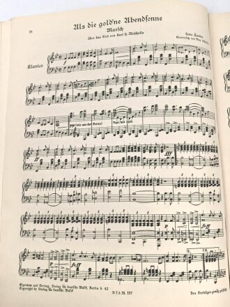 "Deutsche Liedermärsche" 24 Seiten, gebraucht, DIN A4