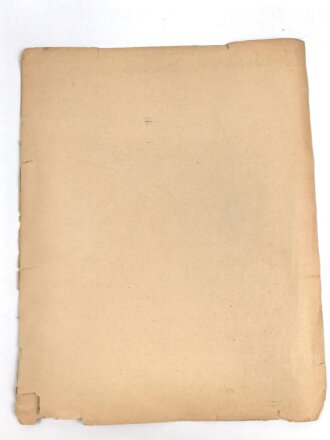 "Deutschland erwache! - Sturmlied der Nationalsozialistischen Deutschen Arbeiterpartei", 4 Seiten, stark gebraucht, DIN A4