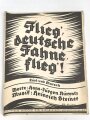 "Flieg, deutsche Fahne, flieg! - Lied und Marsch", datiert 1935, 6 Seiten, gebraucht, DIN A4