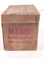 "Maggi Erbswurst" 20 Stück zu 100g ( für je 4 Teller ) , leere Umverpackung, Maße 12, 18 x 14cm