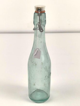 Luftwaffe Glasflasche, Höhe etwa 27cm.