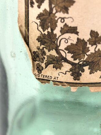 Leere Flasche " Hennessy Cognac" Wehrmachts Marketenderware. Guter Zustand, selten