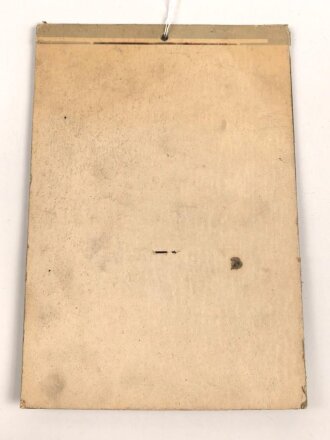 Kriegsopfer Wandkalender der Nationalsozialistischen Kriegsopferversorgung 1943. Maße etwa 16 23cm
