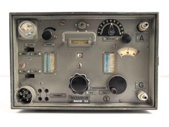 Tornister Empänger Berta , Torn.E.b. /24b-305 datiert 1937.  Gehäuse zugehörig, aber überlackiert. Guter Gesamtzustand, Funktion nicht geprüft