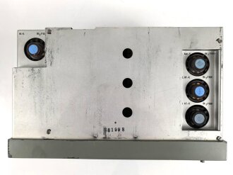 Tornister Empänger Berta , Torn.E.b.U.1, datiert 1939. Sonderausführung 2300- 3100 kHz. Gehäuse überlackiert, Funktion nicht geprüft