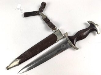 SA Dienstdolch, Hersteller "Josef Münch Brotterode" Getragenes Stück in gutem Gesamtzustand, ungereinigt