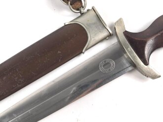 SA Dienstdolch, Hersteller "Josef Münch Brotterode" Getragenes Stück in gutem Gesamtzustand, ungereinigt