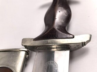 SA Dienstdolch, Hersteller "Josef Münch Brotterode" Getragenes Stück in gutem Gesamtzustand, ungereinigt