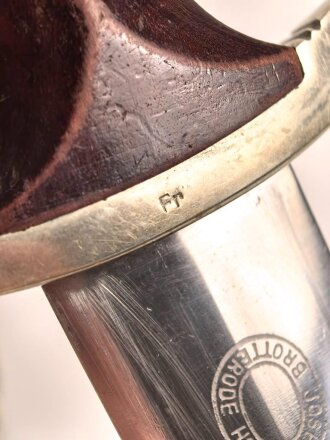 SA Dienstdolch, Hersteller "Josef Münch Brotterode" Getragenes Stück in gutem Gesamtzustand, ungereinigt